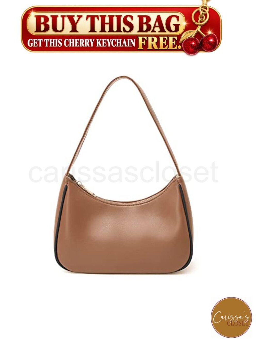 ✨ Womens PU Leather Hobo Shoulder Bag Mini Clutch Purse Zipper